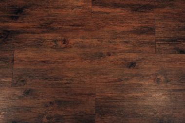 top view of dark brown wooden background clipart