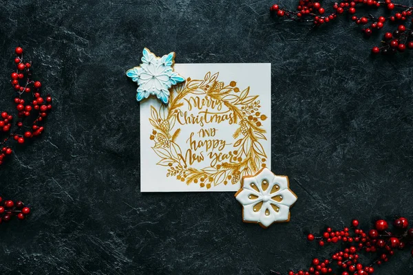 Christmas greeting card — Stock Photo