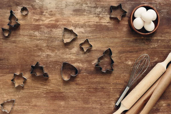 Formulaires pour biscuits de Noël — Photo de stock