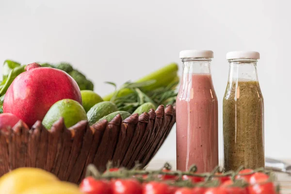 Homemade detox drinks — Stock Photo