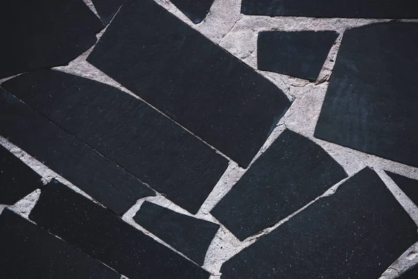 Fond carreaux noirs — Photo de stock