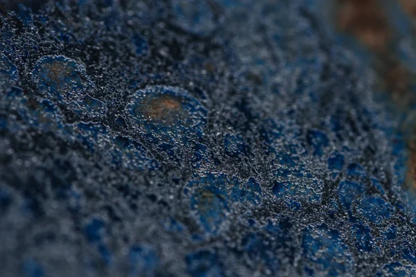 Foco seletivo de fundo texturizado abstrato azul — Fotografia de Stock