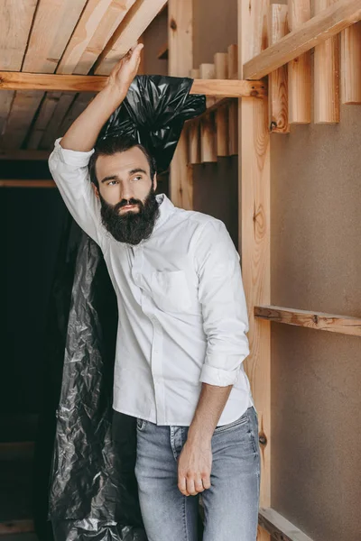 Handsome bearded man — Stock Photo, Image