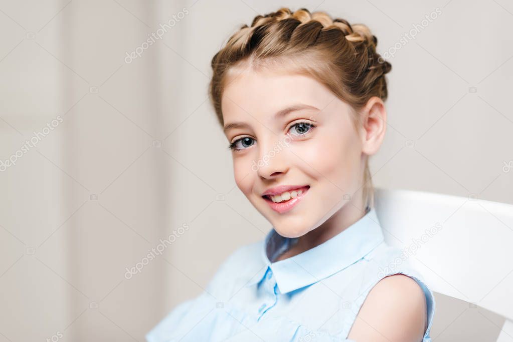 adorable smiling girl