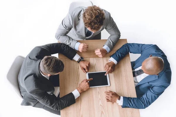 Gente de negocios en reunión - foto de stock