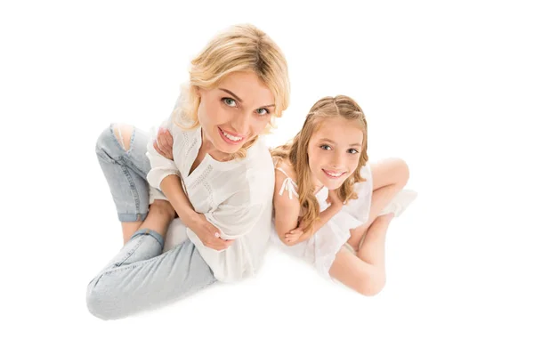 Mother and preteen daughter — Stock Photo
