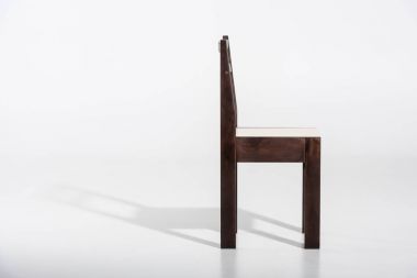 dark wooden chair clipart