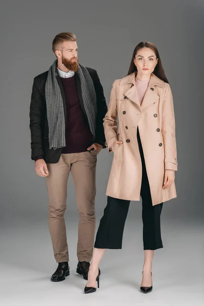 Fashionable couple — Stock Photo, Image