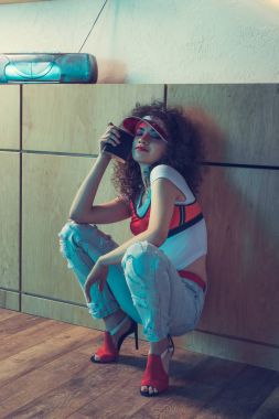 hip şişesi ile moda kadın