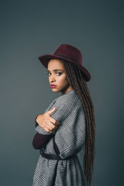 şık Afro-Amerikan kız 
