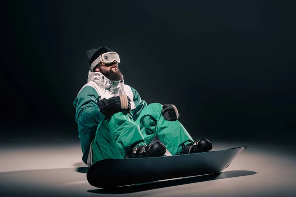 Man in snowboard costume — Stock Photo, Image