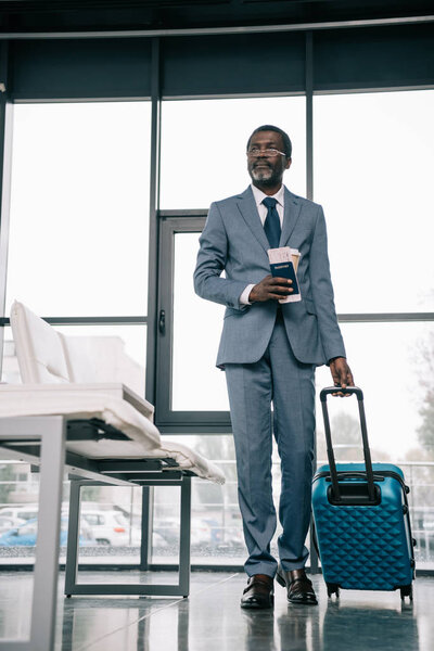 businessman walking for flight