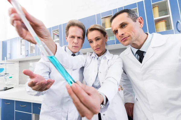 Scientists making experiment — Stock Photo, Image