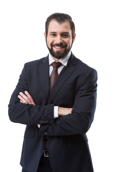 Бизнесмен со скрещенными руками