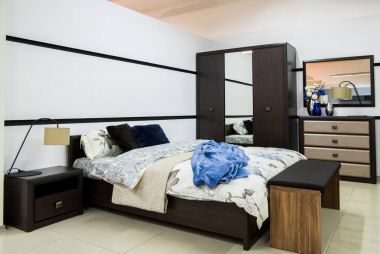 Oda rahat modern yatak odası iç