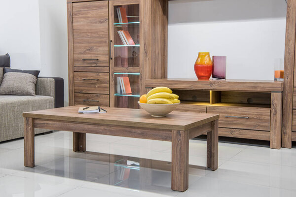 уютный современный интерьер гостиной
