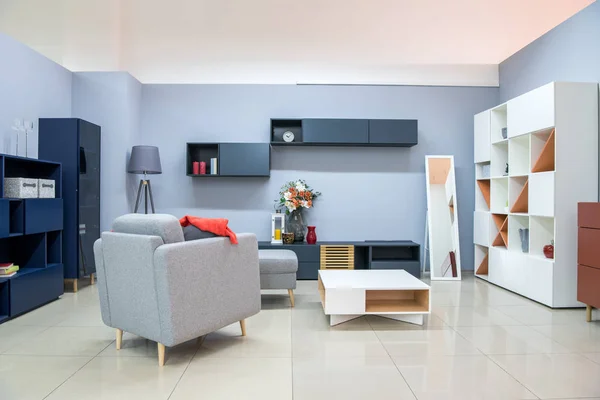 Modern Living Room Interior Furniture — Stock Photo, Image