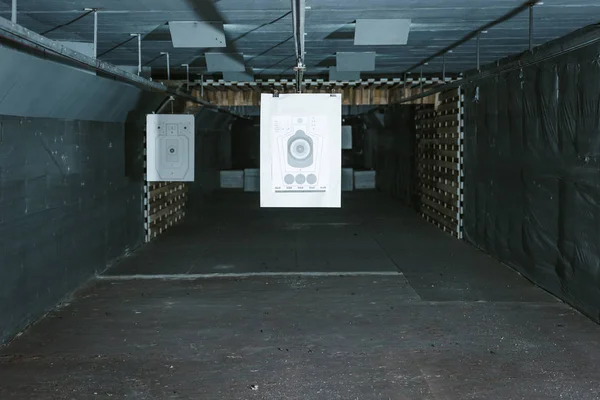 Targets Shooting Empty Shooting Gallery — Stock Photo, Image