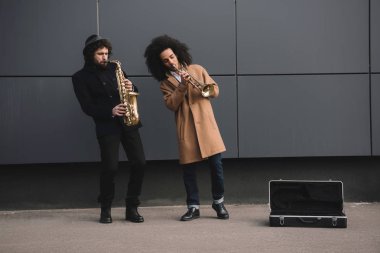 Street musicians clipart