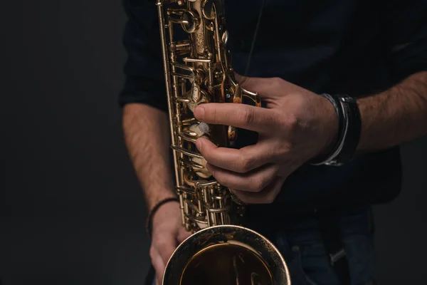 Saxofonist — Stockfoto