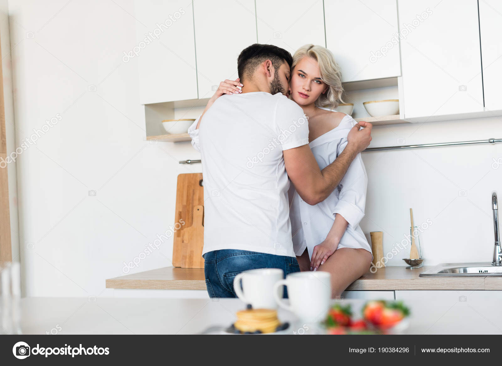 Stock Photo Of Guy Looking At Other Girl