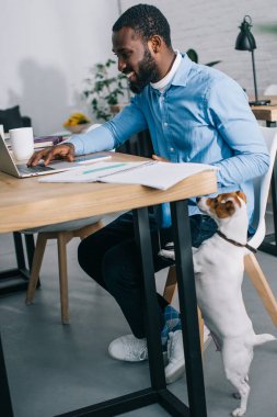 İşadamı ve köpek