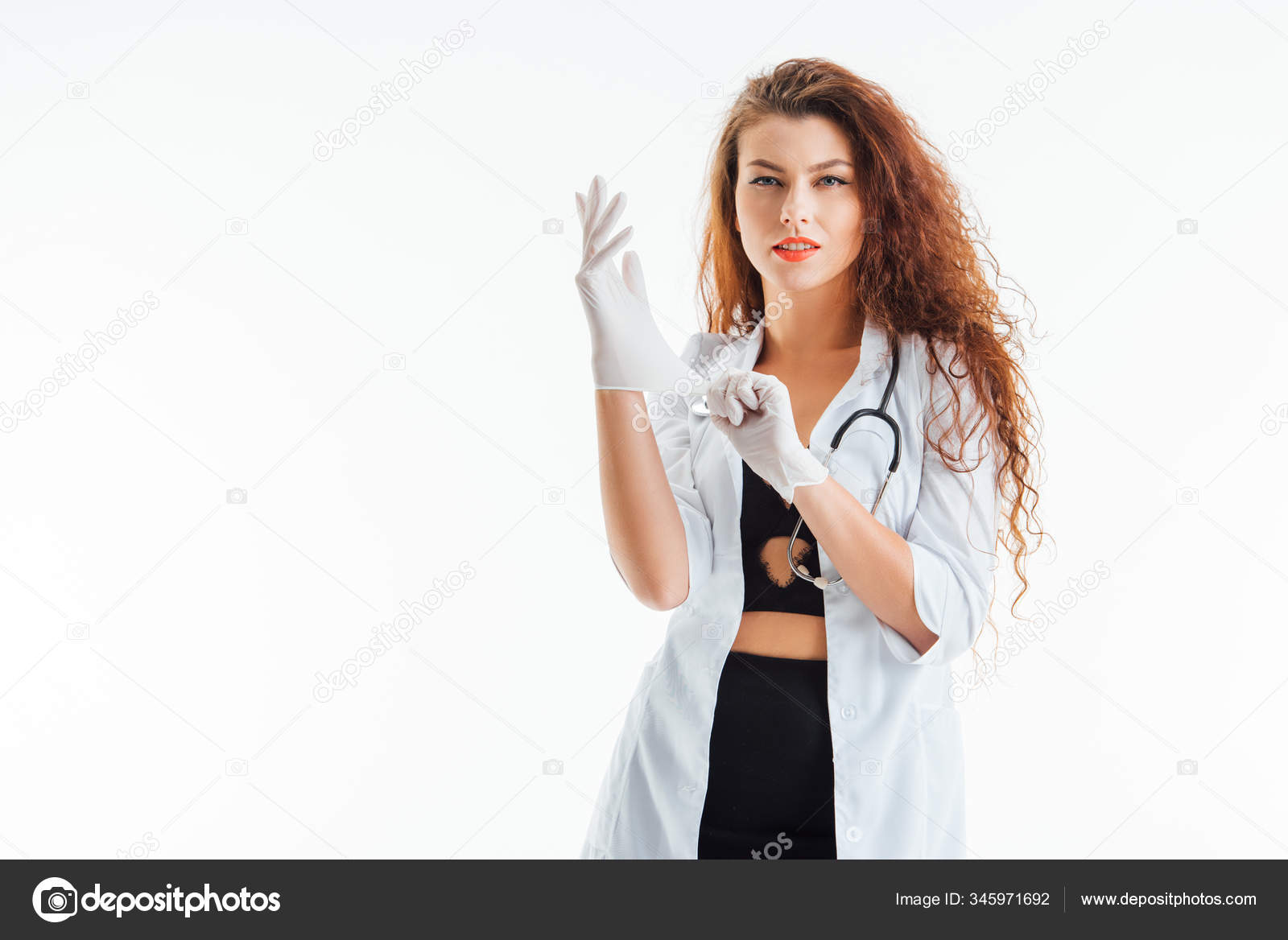 Sexy Gloved Nurse
