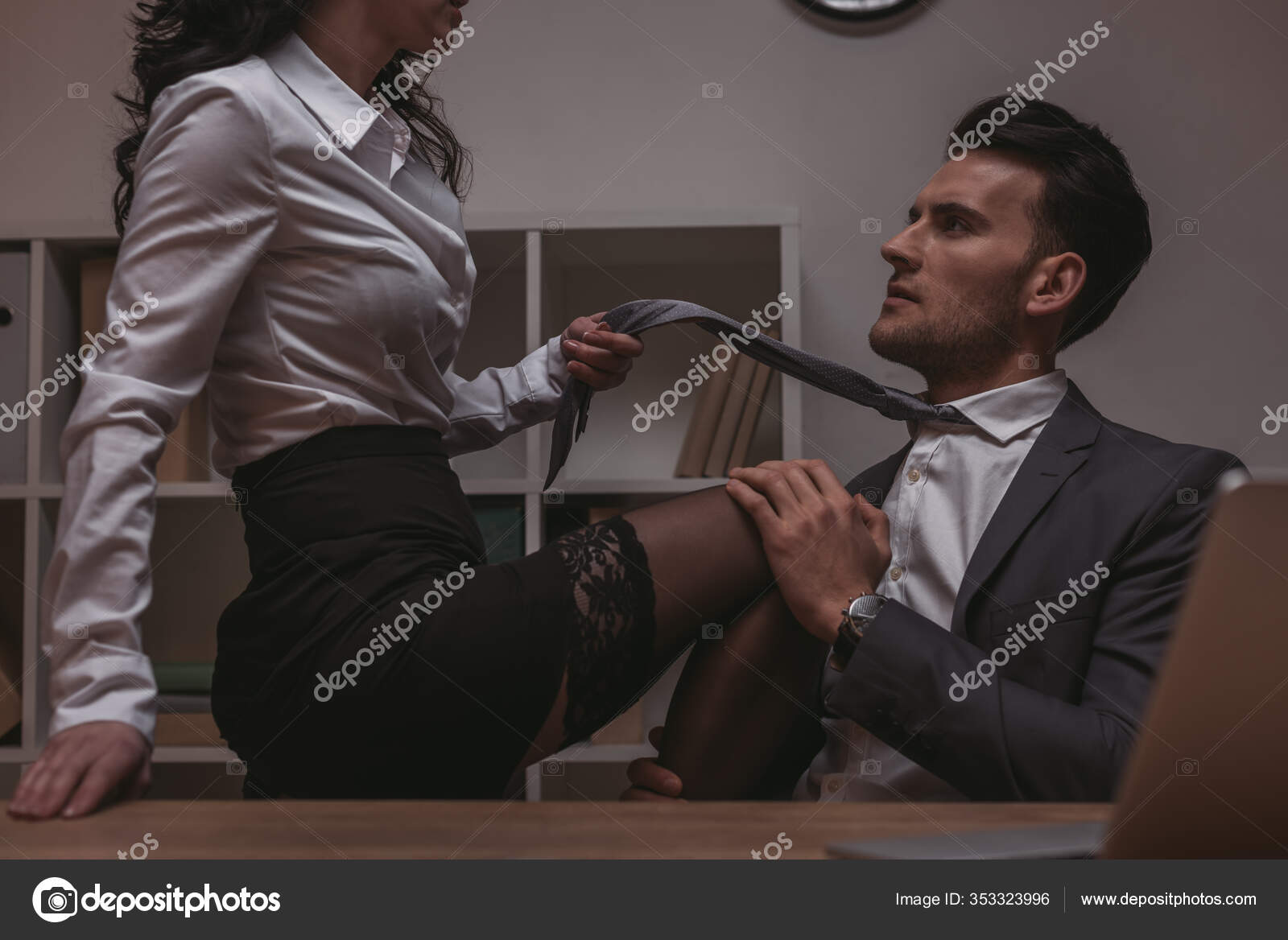 Cropped View Seductive Secretary Sitting Desk Touching Tie Handsome Businessman Stock Photo Image By C Vitalikradko Cropped View Seductive Secretary Sitting Desk Touching Tie Handsome Businessman Stock Photo Image By C Vitalikradko