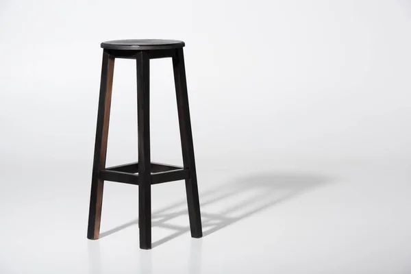 Classic black barstool — Stock Photo