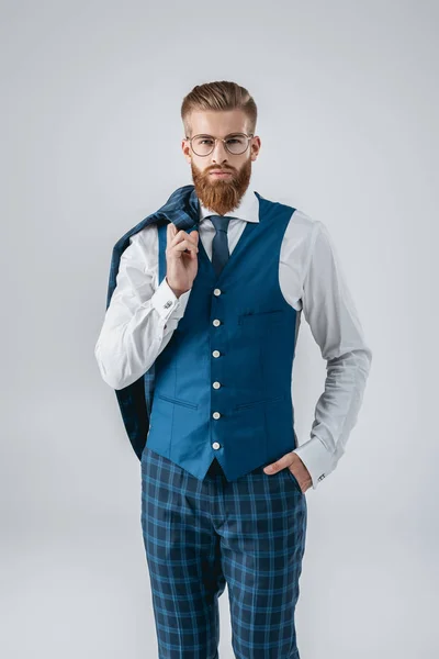 Confident stylish man — Stock Photo