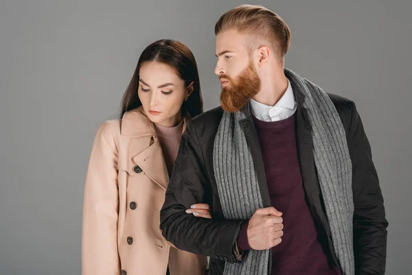 Fashionable couple — Stock Photo