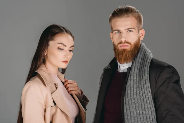 Fashionable couple — Stock Photo