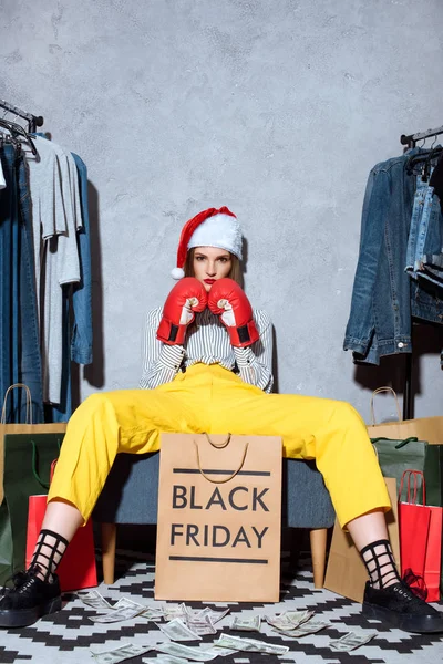 Schwarzer Freitag an Weihnachten — Stockfoto