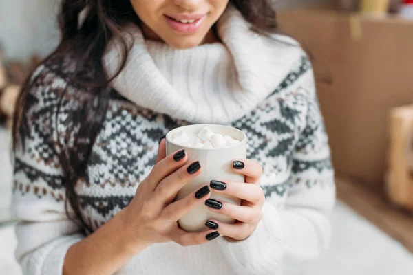 Cocoa with marshmallow — Stock Photo