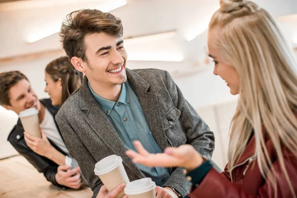 Two heterosexual couples — Stock Photo