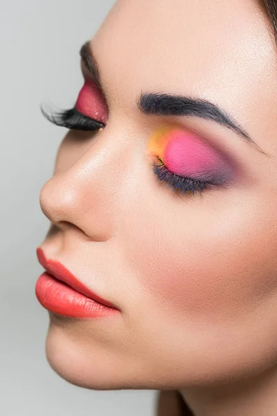 Woman with beautiful makeup — Stock Photo