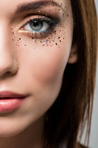 Woman with beautiful makeup — Stock Photo