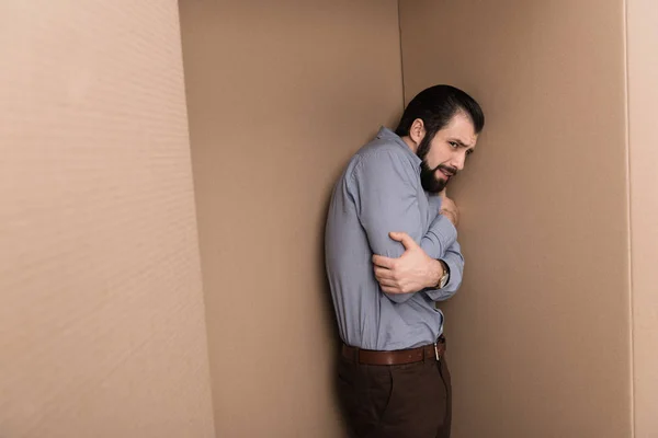 Depresso uomo solitario — Foto stock