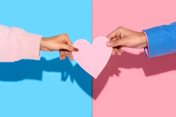 Pink heart — Stock Photo