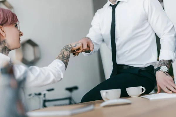 Fist bump — Stock Photo