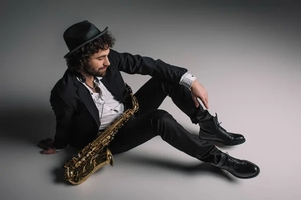 Saxophonist — Stock Photo