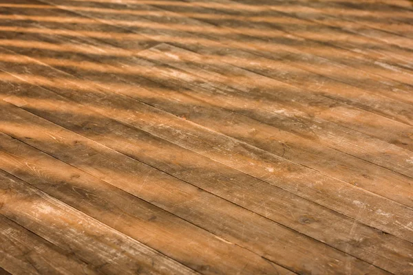 Close up view of brown wooden floor as background — Stock Photo