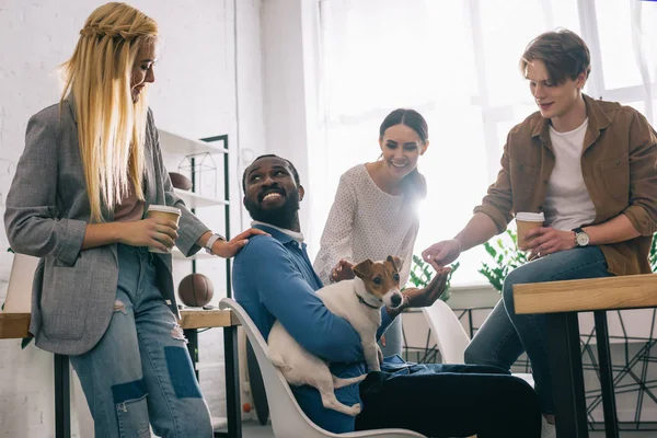 Smiling colleagues — Stock Photo