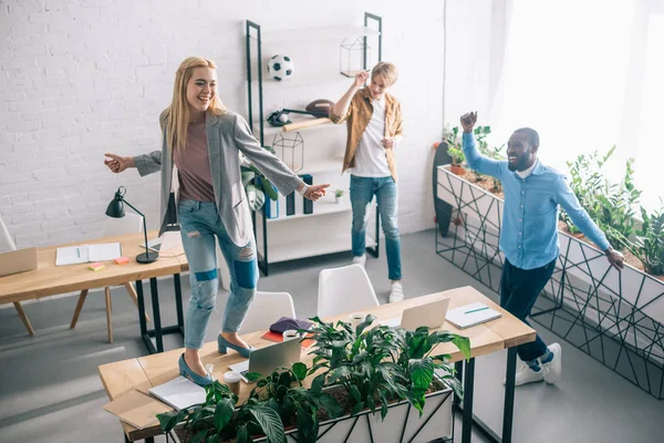 Fun in office — Stock Photo