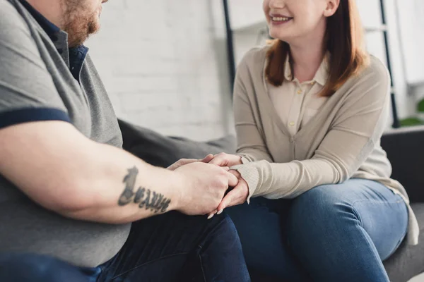 Pareja con sobrepeso — Stock Photo