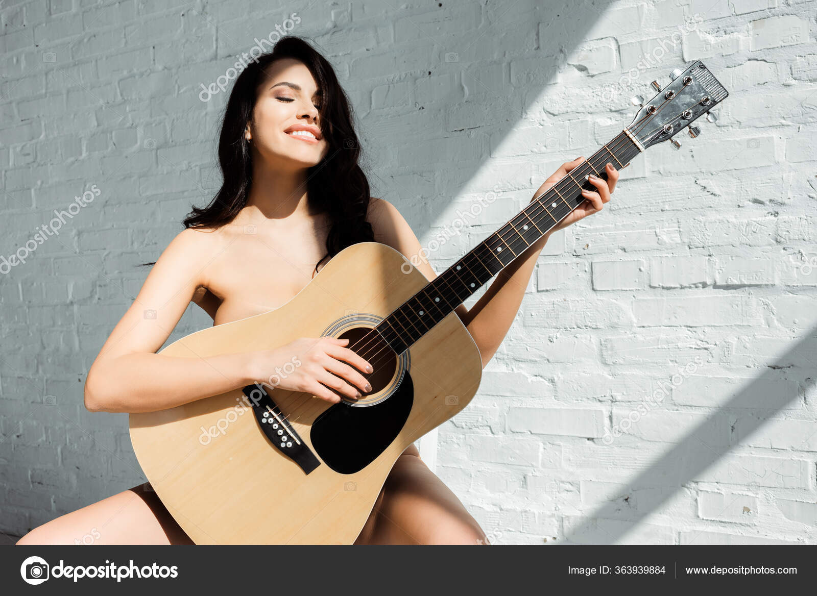 Naked Girls Playing Music
