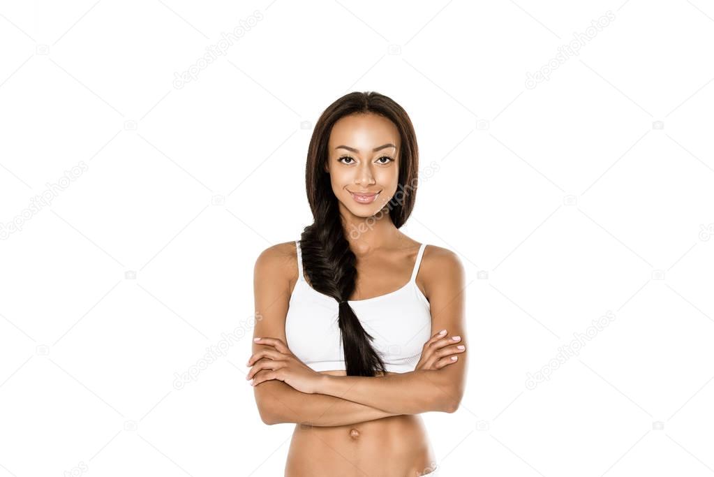 african american woman with crossed arms