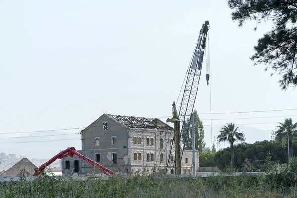 Oude historische gebouw restauratie — Stockfoto