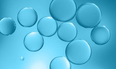 Kabarcık mavi arka plan