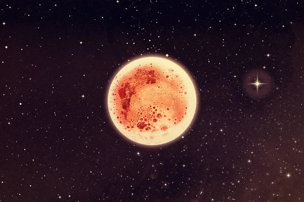 Полнолуние Пивная Луна — стоковое фото